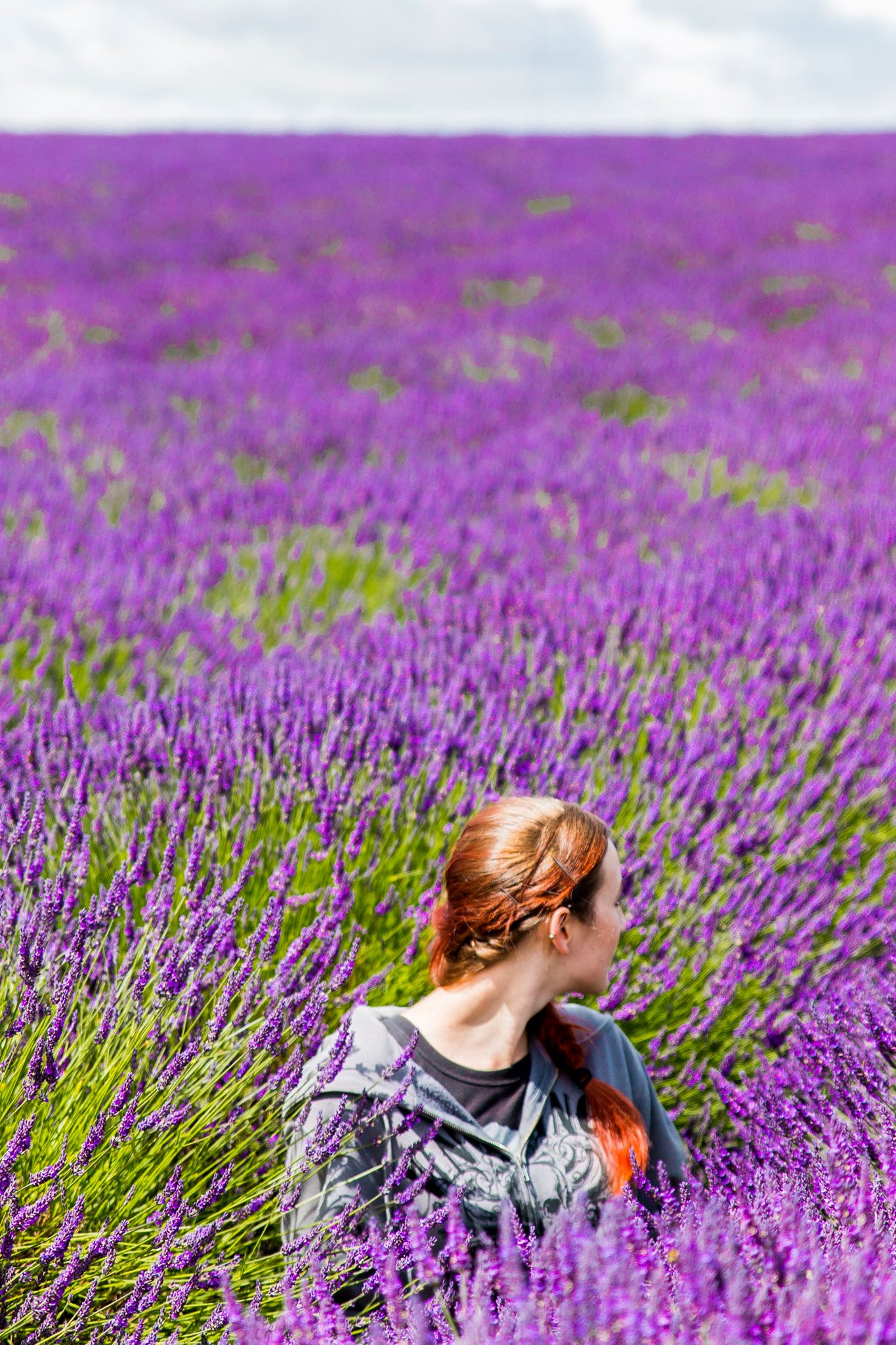 Me in some lavender fields